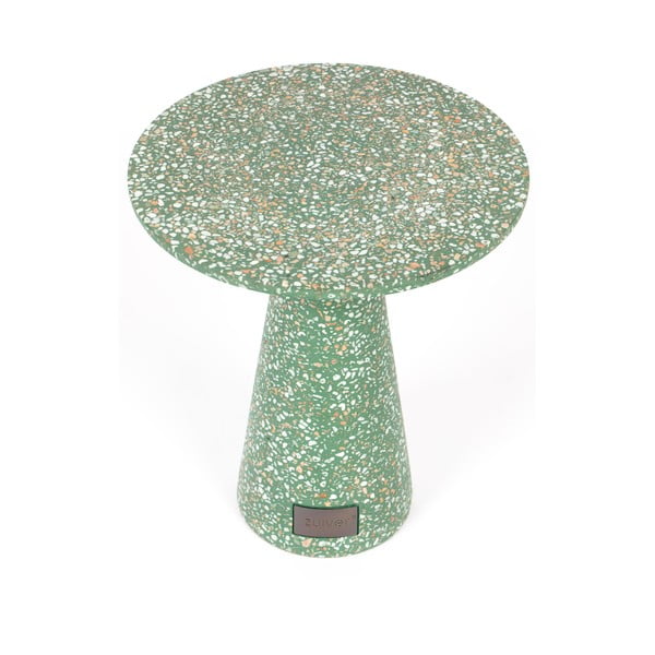 Zaļš āra sānu galdiņš Zuiver Victoria, ø 41 cm-image-2