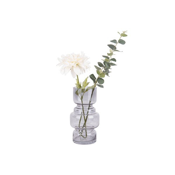 Pelēka stikla vāze PT LIVING Courtly, augstums 25 cm-image-2
