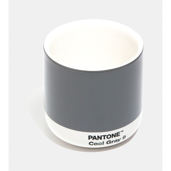 Tumši pelēka keramikas krūze 175 ml Cortado Coold Gray 9 – Pantone