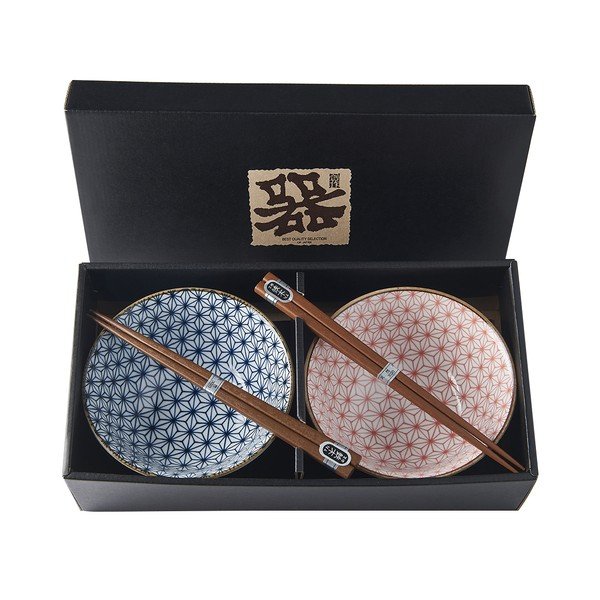 2 bļodiņu un irbulīšu komplekts MIJ Asanoha-image-2