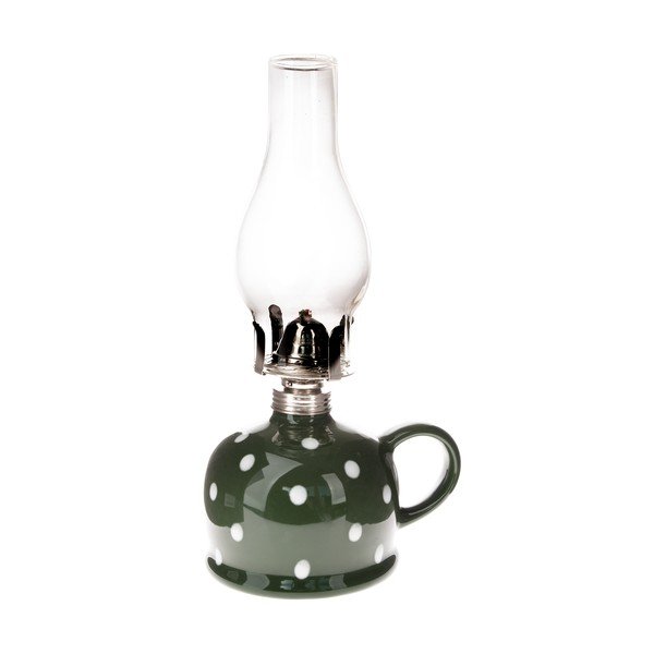 Keramikas petrolejas lampa (augstums 28 cm) – Dakls