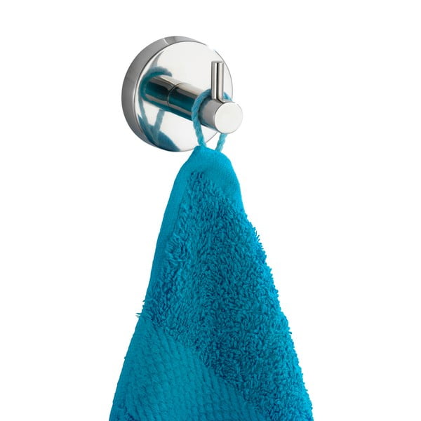 Spīdīgas sudraba krāsas nerūsējošā tērauda sienas āķis Bosio – Wenko-image-2