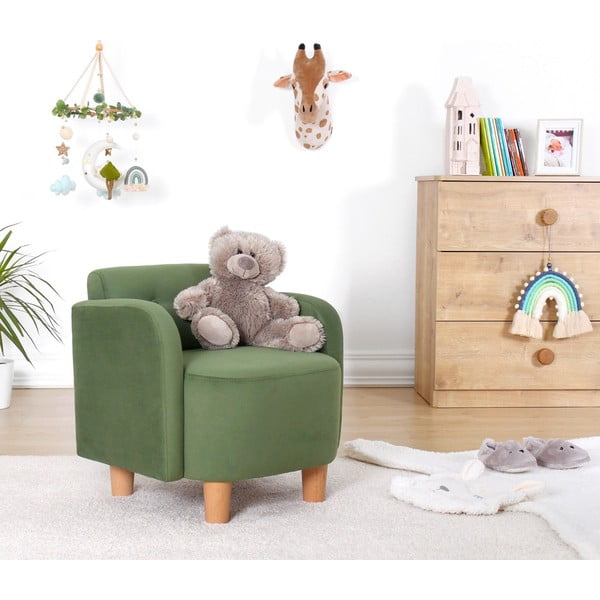 Zaļš bērnu atpūtas krēsls Volie – Artie-image-3