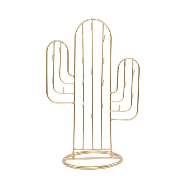 Zelta krāsas juvelierizstrādājumu stends Sass & Belle Cactus
