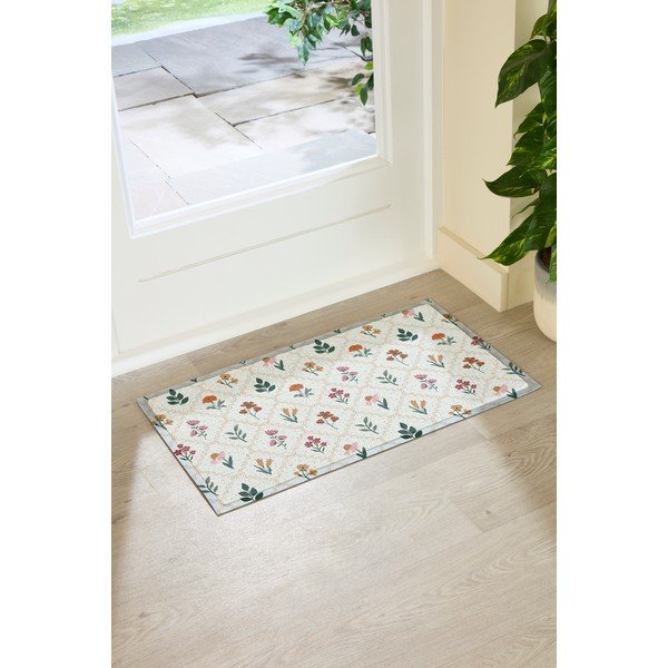 Kājslauķis no PVC 40x70 cm Vintage Floral Stamp – Artsy Doormats-image-2