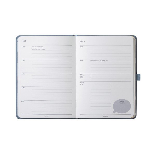 Plānotājs Busy B Goals Diary Periwinkle-image-3