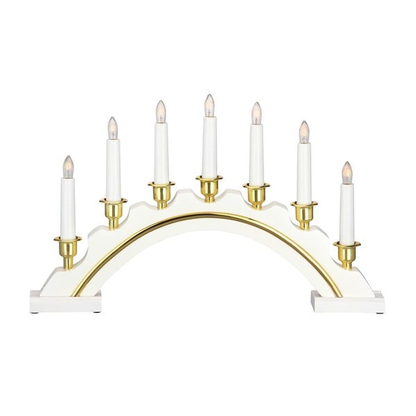 Balts/zelta krāsas gaismas dekors ar Ziemassvētku motīvu Celine – Markslöjd