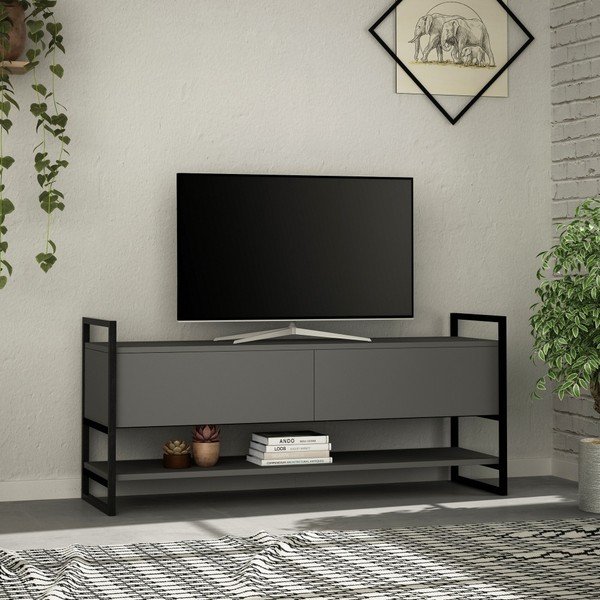Antracīta TV galdiņš Metola Anthracite-image-1