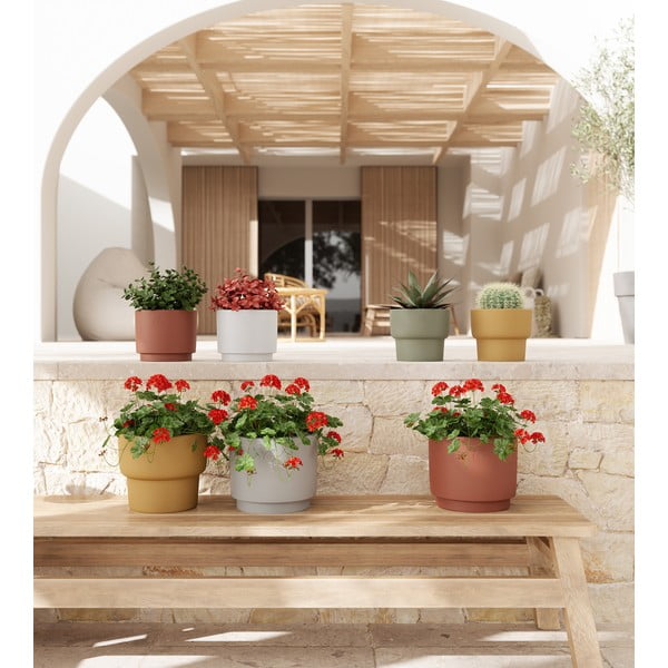 Keramikas ar rokām radīts puķu pods ø 20 cm Echo – Artevasi-image-2