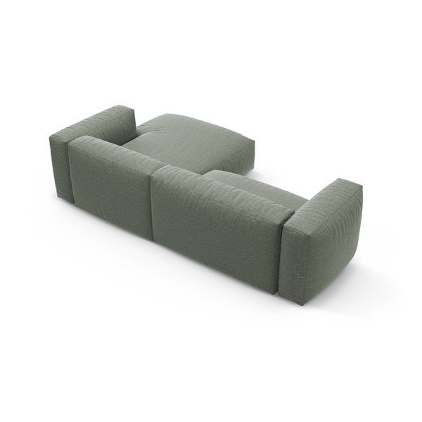 Dūmakaini zaļš salokāms modulārais stūra dīvāns (ar labo stūri/ar zvilni) – Micadoni -image-4