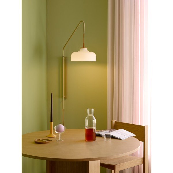 Balta/bēša sienas lampa ar vadu ø 29 cm Current – Hübsch-image-1