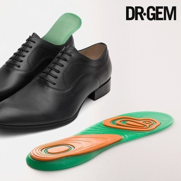 InnovaGoods Dr. Gem zaļi oranžas krāsas gēla ieliktņi apaviem