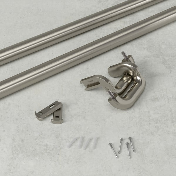 Tērauda regulējama aizkaru stanga 224–366 cm Twilight – Umbra-image-4