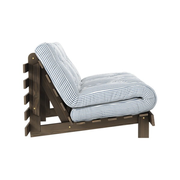 Balts/ gaiši zils dīvāns 140 cm Roots - Karup Design-image-1