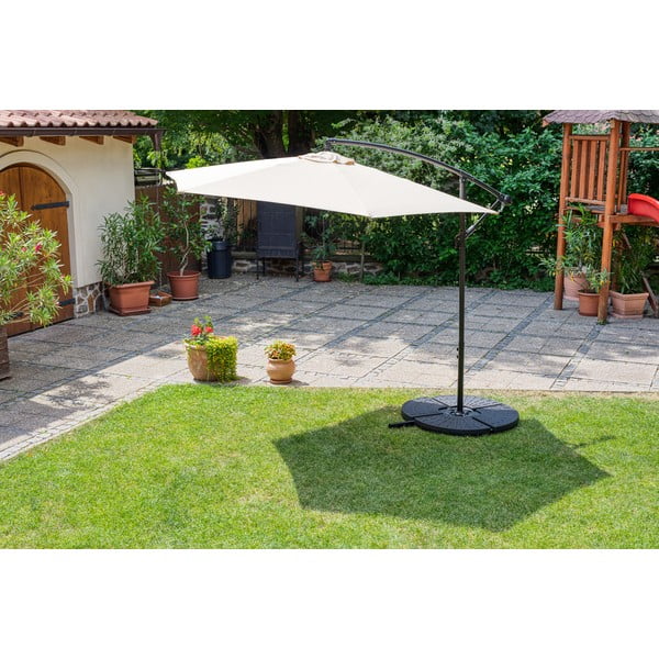 Bēšs saulessargs ø 300 cm Happy Sun – Bonami Essentials-image-1