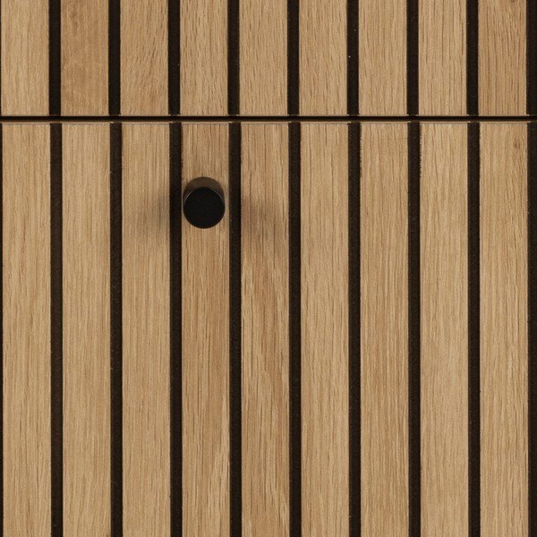 Dabīga toņa kumode ar ozolkoka imitāciju 81x80x40 cm Albany  – Actona-image-4