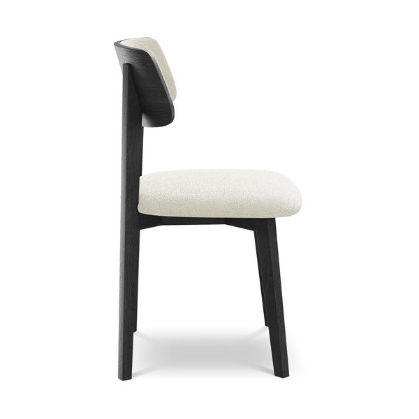 Krēmkrāsas masīvkoka pusdienu krēsls Niu – Makamii-image-2