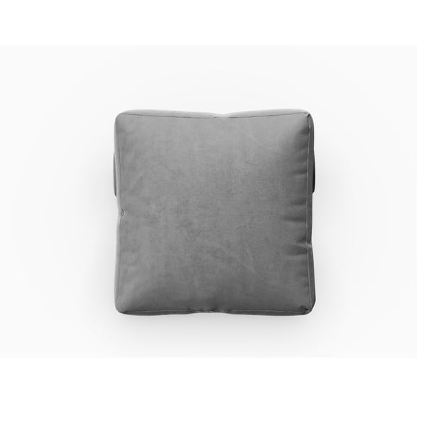 Pelēks samta spilvens modulārajam dīvānam Rome Velvet – Cosmopolitan Design -image-1