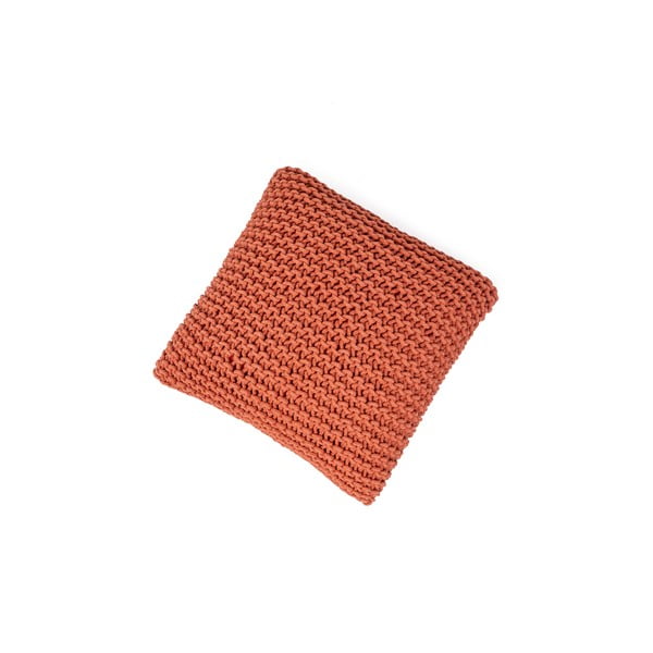 Oranžīgi sarkans spilvens/pufs Bonami Essentials Knit-image-4