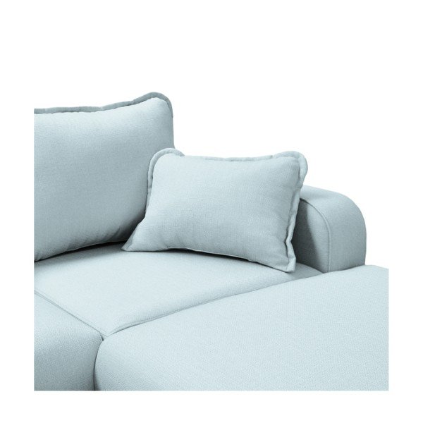 Gaiši zils stūra dīvāns (labais stūris) Beata – Ropez-image-1