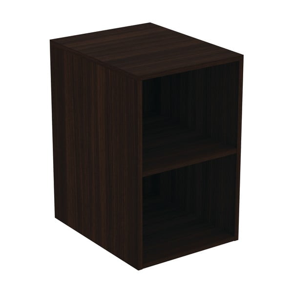 Tumši brūns zems/piekarams vannas istabas skapis ar ozolkoka imitāciju 40x63 cm i.Life B – Ideal Standard-image-1