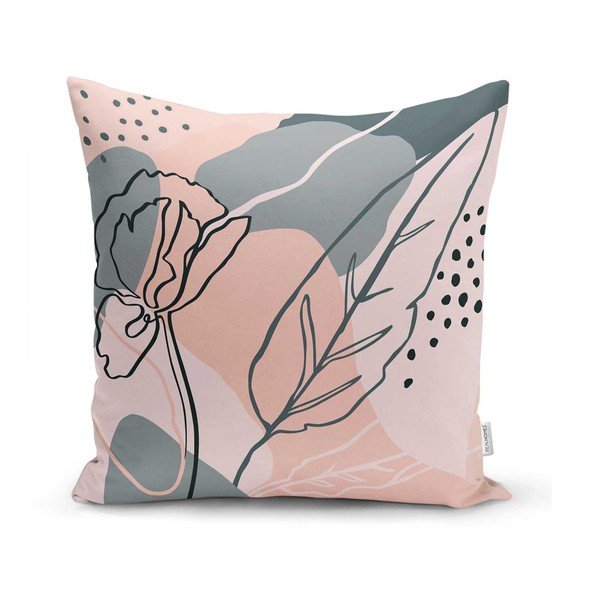 4 dekoratīvo spilvendrānu komplekts Minimalist Cushion Covers Draw Art, 45 x 45 cm-image-2