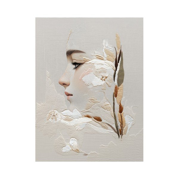 Glezna 60x80 cm Stitched Bloom – Styler