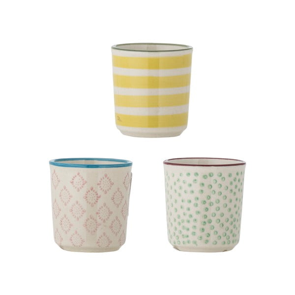 3 keramikas krūzīšu komplekts olām Bloomingville Patrizia-image-2