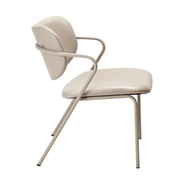 Bēšs mākslīgās ādas krēsls Zed – DAN-FORM Denmark-image-3