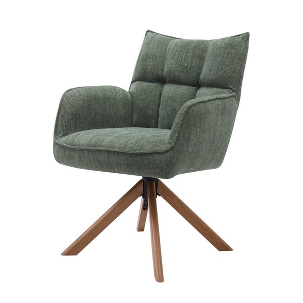 Zaļi polsterēti ēdamistabas krēsli (2 gab.) Marilla – Unique Furniture