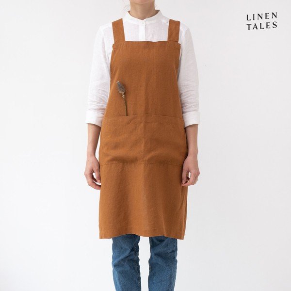 Lina priekšauts Crossback – Linen Tales
