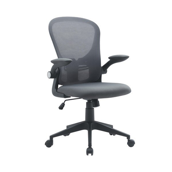 Pelēks polsterēts biroja krēsls Kempton – Yes Everyday