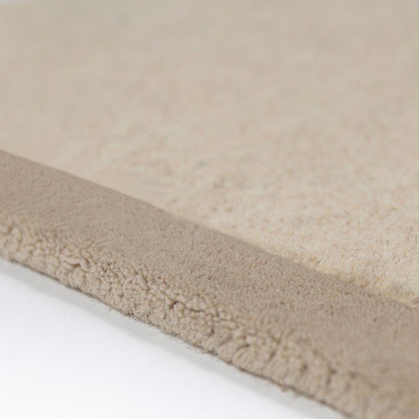 Dabīga toņa ar rokām darināts vilnas paklājs 150x240 cm Lozenge – Flair Rugs-image-4