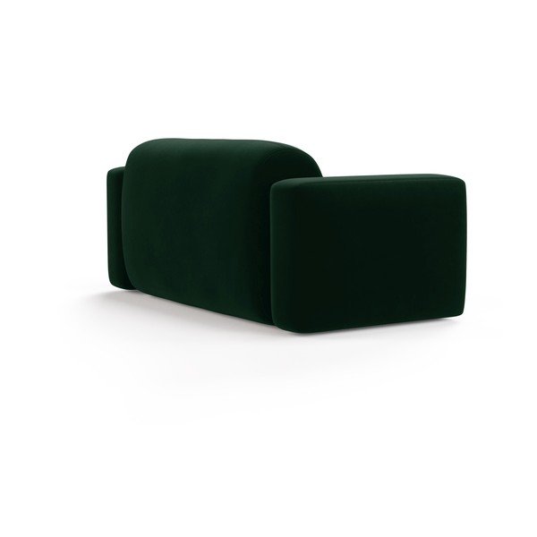 Tumši zaļš samta dīvāns 180 cm Strino – Cosmopolitan Design-image-2