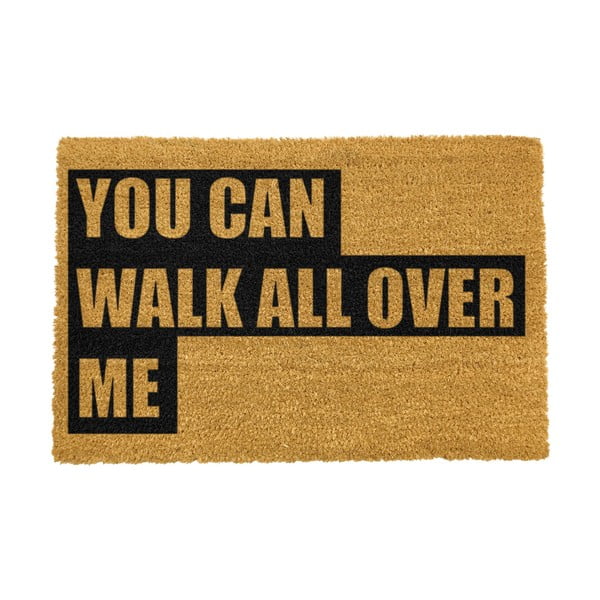 Dabīgā kokosšķiedras paklājs Artsy Doormats Walk All Over Me, 40 x 60 cm