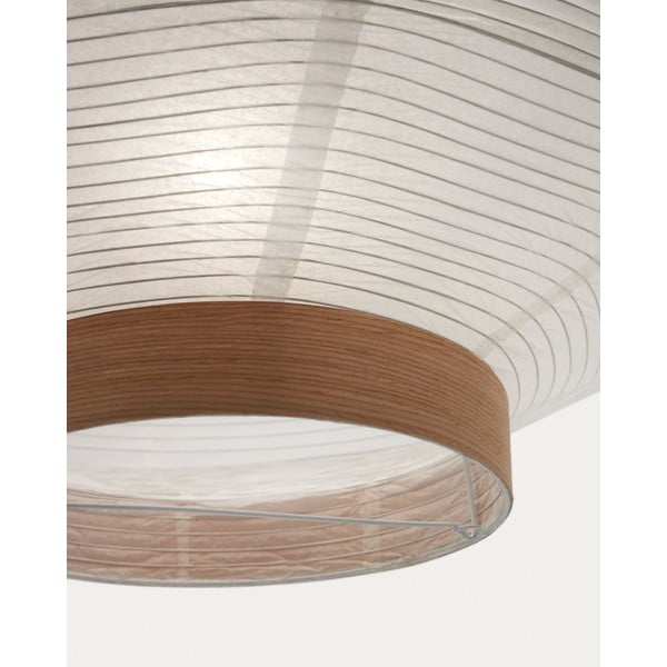 Balts abažūrs ø 55 cm Hila – Kave Home-image-4