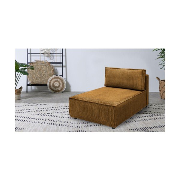 Sinepju dzeltens velveta modulārais dīvāns (ar maināmu stūri) Nihad modular – Bobochic Paris-image-1