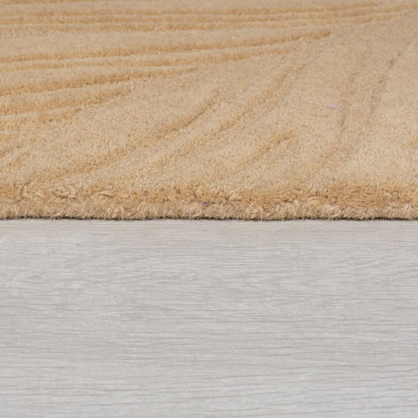 Gaiši brūns vilnas paklājs Flair Rugs Lino Leaf, 120 x 170 cm-image-4