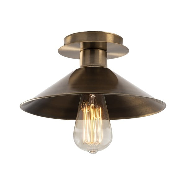 Bronzas krāsas griestu lampa ar metāla abažūru ø 24 cm Berceste – Opviq lights