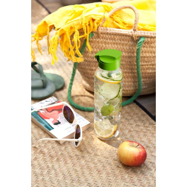 Ūdens pudele ar zaļu vāciņu Curver Dots, 750 ml-image-2