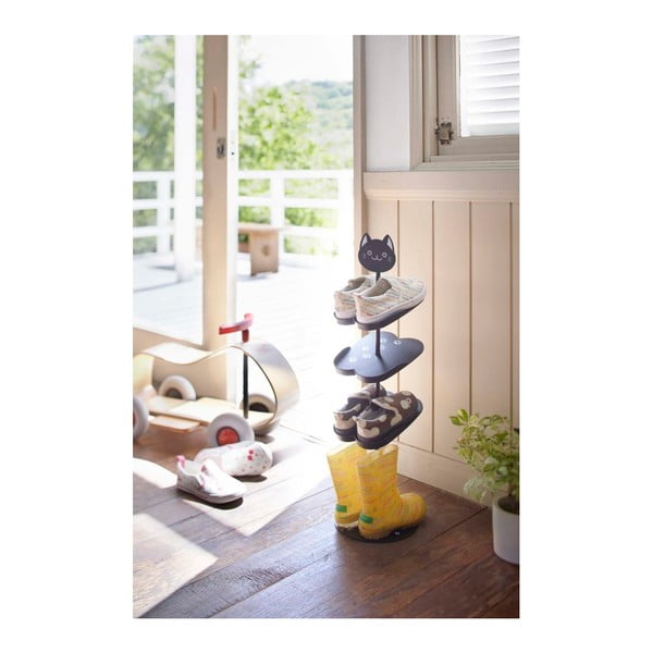 Melns metāla bērnu apavu statīvs Kid's Shoe Rack – YAMAZAKI-image-1