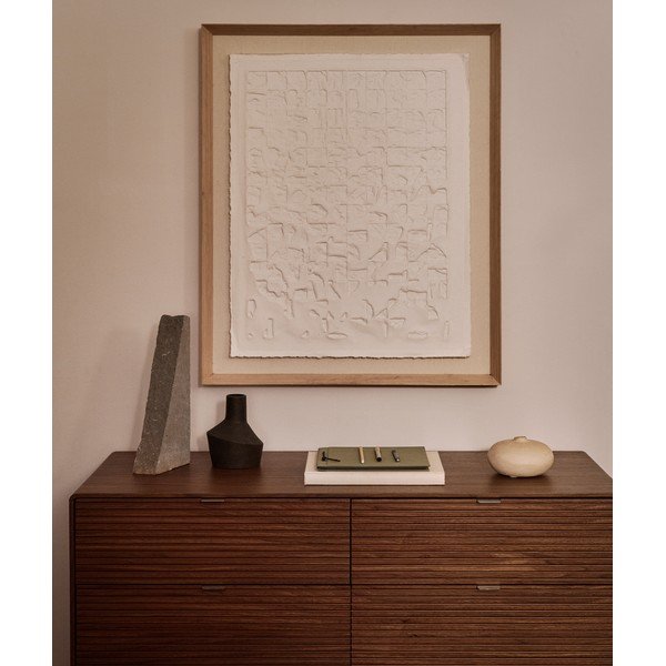 Tumša dabīga toņa kumode ar riekstkoka imitāciju 120x75x50 cm Norlen – Kave Home-image-4