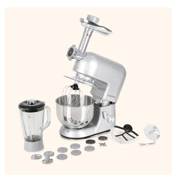 Pelēks universāls virtuves kombains Klarstein Lucia Argentea-image-1