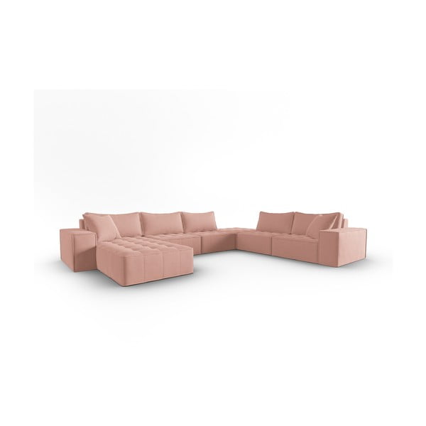 Rozā stūra dīvāns (ar labo stūri) Mike – Micadoni Home