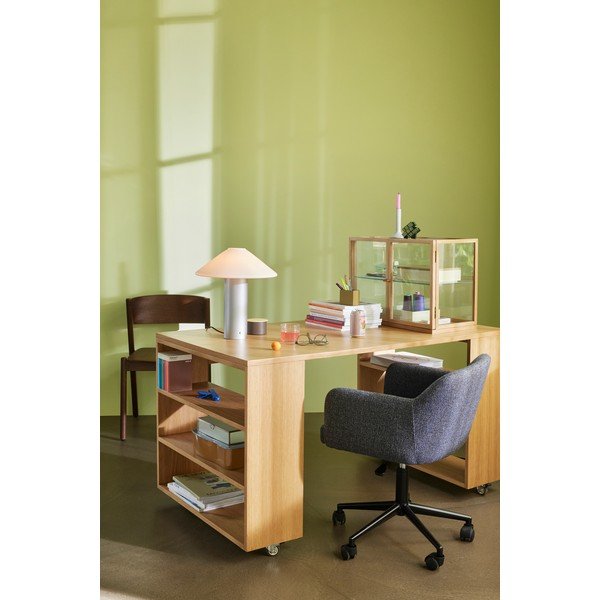 Dabīga toņa vitrīna ar ozolkoka imitāciju 60x42x32 cm Poetic – Hübsch-image-3