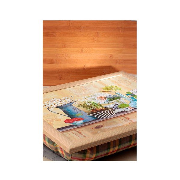 Paplāte ar mīkstu spilvenu, brūna-image-2