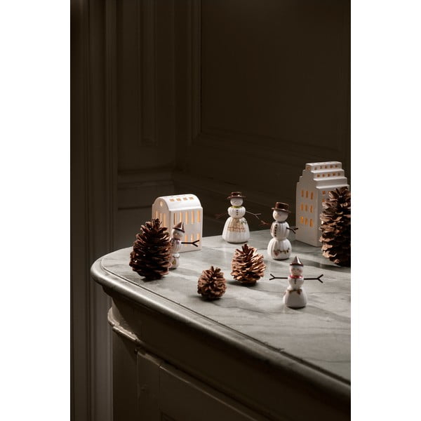 Porcelāna Ziemassvētku figūriņa (augstums 11,5 cm) Hammershøi Snowman – Kähler Design-image-2