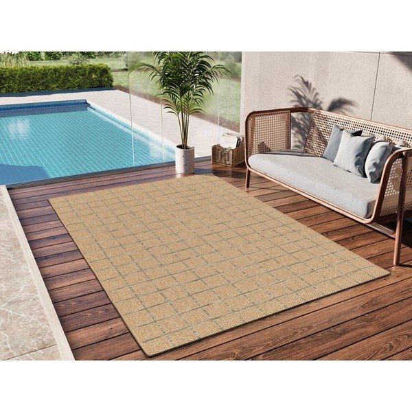 Dabīga toņa iekštelpu un āra paklājs 160x230 cm Pergola – Universal-image-1