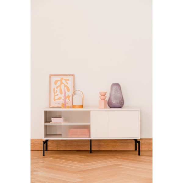 Pelēkbēšs TV galdiņš 116x55x42 cm Met Mini – noo.ma-image-1