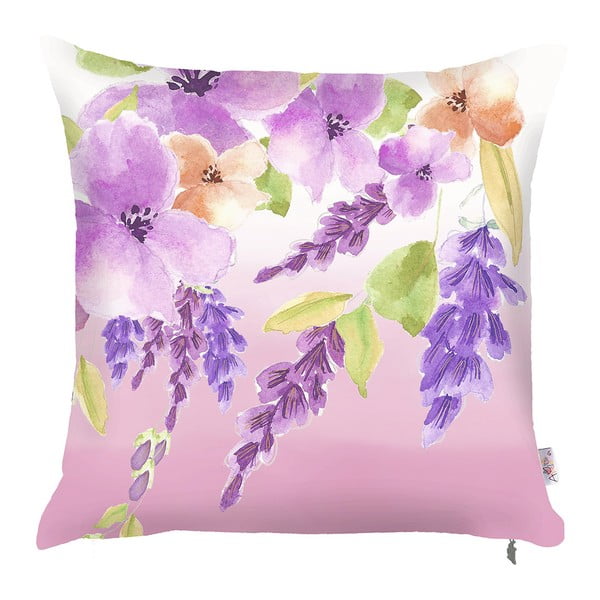 Violets spilvendrānas Mike & Co. NEW YORK Lauka ziedi, 43 x 43 cm